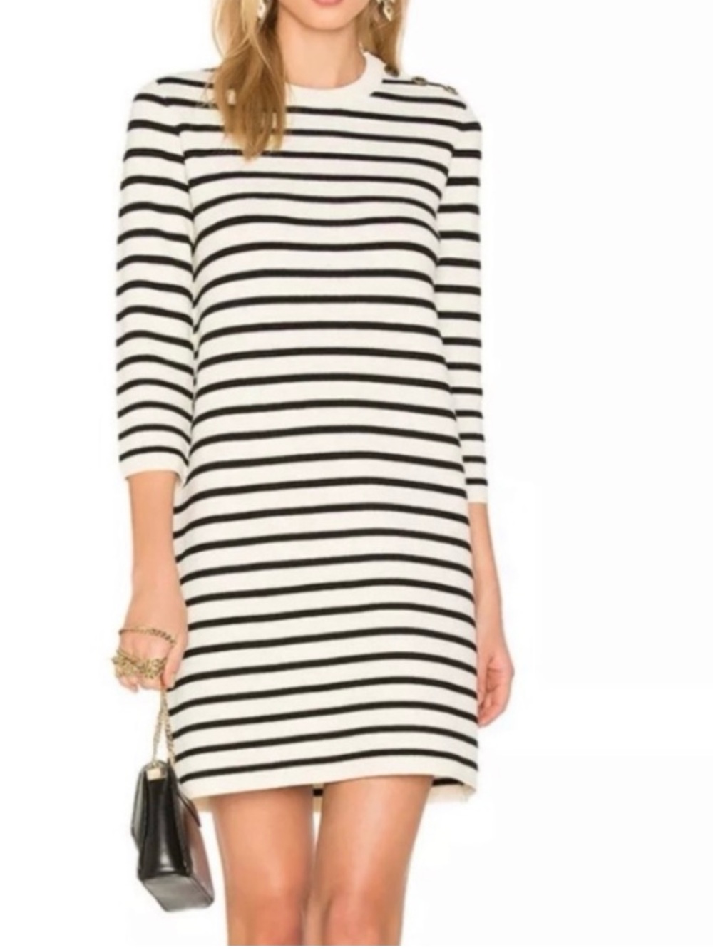 Theory Lemdrella striped knit sweater dress. Size Small
